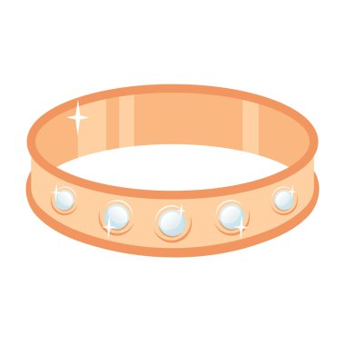 Altın yüzük beyaz arka planda izole edilmiş. İncili klasik altın alyans. Mücevher ikonu. Lüks bijouterie. Kuyumcu, evlilik, hediye