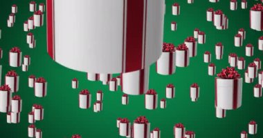 Background for Black Friday Discounts and Sales Campaigns. Gift Box Animation. 422 ProRes HQ. 18.