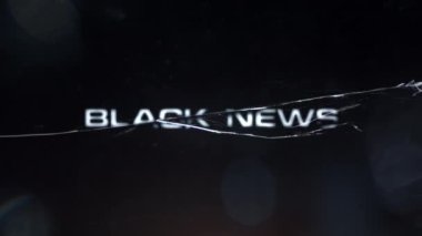 Black News. 4K ProRes 422 HQ.