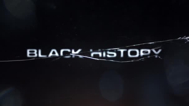 黒い歴史の月 Prores 422 — ストック動画