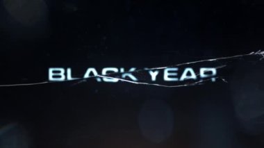 BLACK YEAR, Glass Screen Cracking. 4K, ProRes HQ.