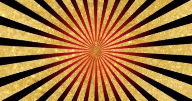 Abstract Backgrounds. Golden Lines Rotating Around the Center. Looped. 02.