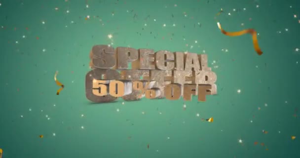 Special Offer Percent Huge Title 422 Prores — Stockvideo