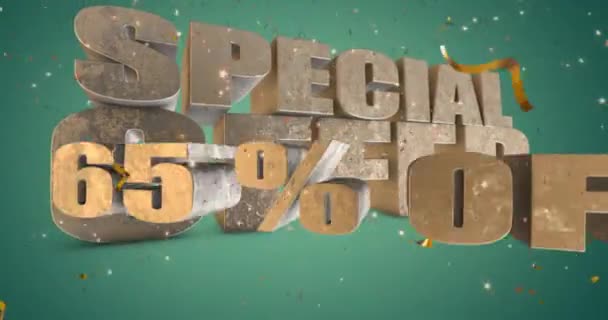 Special Offer Percent Huge Title 422 Prores — Vídeo de Stock