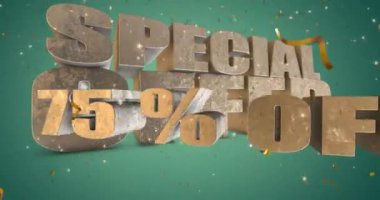 Special Offer. 75 Percent Off. Huge Title. 422 ProRes HQ