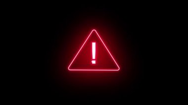 Warning Sign. Alpha Channel, Drag and Drop. 422 ProRes HQ.