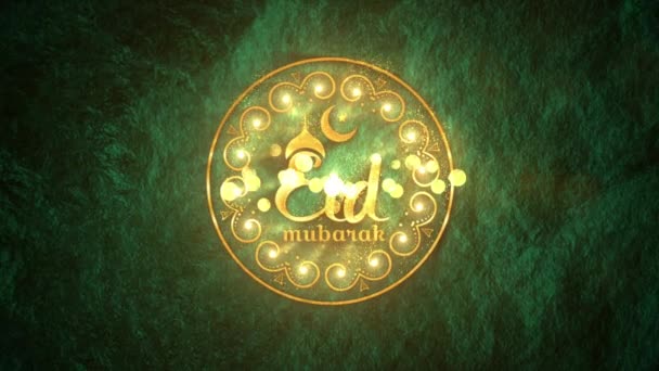 Eid Mubarak Greeting 422 Prores — Stok video