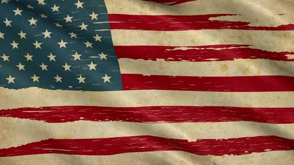 Usa American Flag Grunge Style You Can Find Video Image — Stock Photo, Image