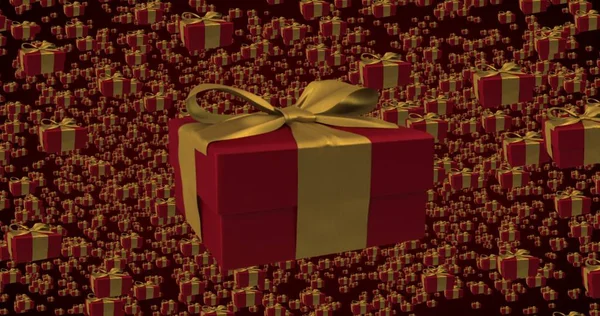 Geschenkboxen Vorhanden Hintergrund Für Angebote Und Rabatte — Stockfoto