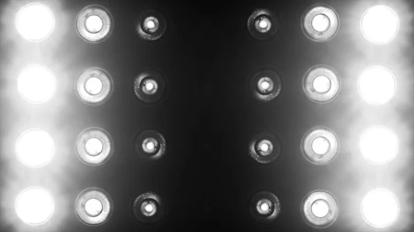 Сценические Огни Прожекторы Светят Ярко Включают Выключают — стоковое фото