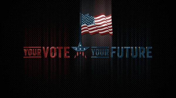 Elezioni Usa Tuo Voto Tuo Futuro — Foto Stock