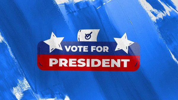 Wählen Sie Den Präsidenten Wahlkampf — Stockfoto