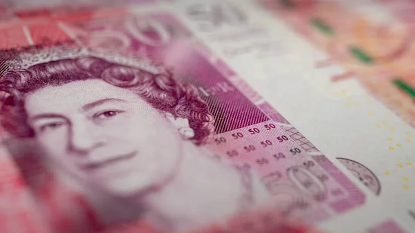 Banknote Pound Close — Stock Photo, Image