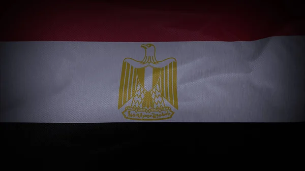 Golffilm Egypte Vlag — Stockfoto