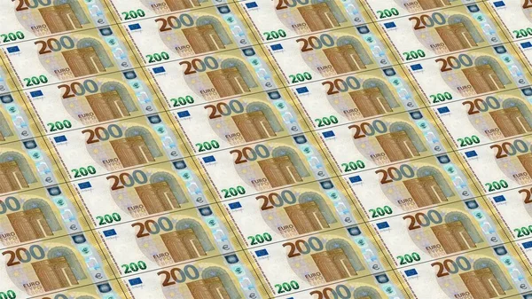 New 200 Euro Banknotes — Stock Photo, Image