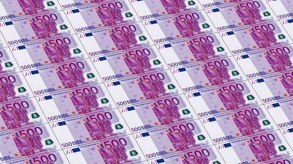 500 Eurós Bankjegyek Reális — Stock Fotó