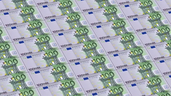 100 Euro Banknote Realistic — Stock Photo, Image