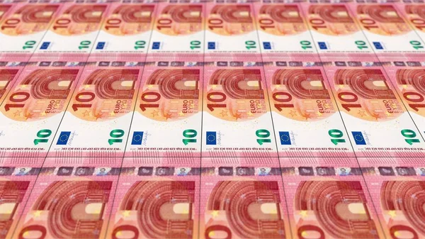 New Euro Banknotes Close — Stock Photo, Image