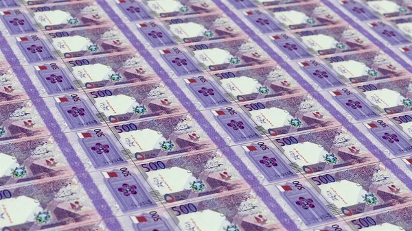 Five Hundred Qatar Riyals — Stock Photo, Image