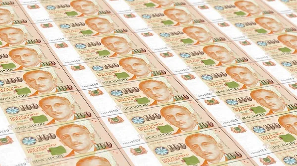 One Hundred Singapore Dollars — Stock Photo, Image