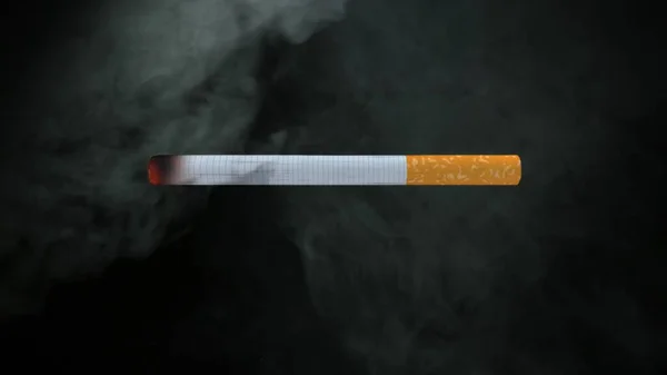 Smoking Kills Animation Prepared Explain Danger Smoking Slogan Title Text — Photo