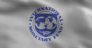 IMF Uluslararası Para Fonu Bayrağı.