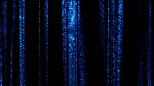 Dark Blue Curtain. Text and Title Background for Ceremony, Invitation, Celebration etc.