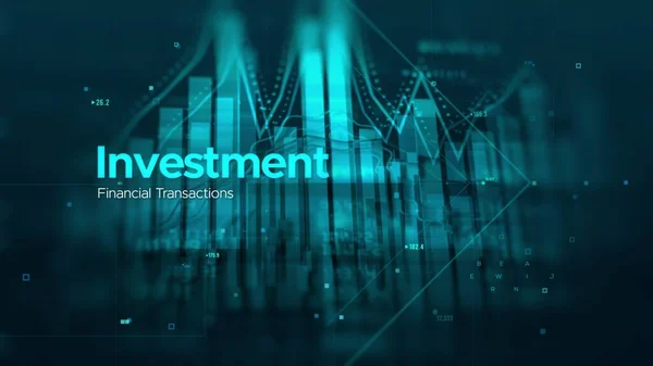 Investeringen Financiële Transacties Digitaal Agentschap — Stockfoto