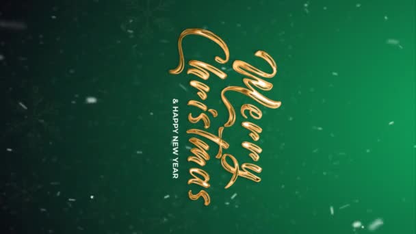 Joyeux Noël Bonne Année Carte Voeux — Video