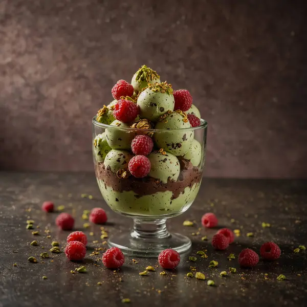 Icecreams Préparés Avec Divers Fruits Avec Différentes Saveurs Concepts Images De Stock Libres De Droits