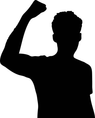 Kulaklık simgesi vektör silueti, beyaz arkaplanda izole edilmiş, siyah renkli kulaklıklar, vektör sembolü fikri, müzik konsepti