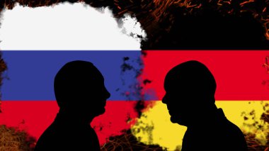 Rusya ile Almanya arasındaki çatışma, Vladimir Putin 'in Olaf Scholz ile görüşmesi, flaş haber, Rusya ile Almanya arasındaki siyasi kriz, gerginlik ve saldırganlık, siyasi mücadele veya savaş