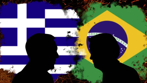Σύγκρουση Ελλάδας Βραζιλίας Συζήτηση Αλέξη Τσίπρα Τον Jair Bolsonaro Σαρωτικό — Φωτογραφία Αρχείου