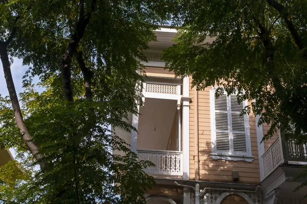 stock image Elisanito mansion located in Big Island known as Buyukada, historical mansion of Princes Islands, Elisanito Kosku in Turkish : Buyukada, Istanbul, Turkey - 10.10.22