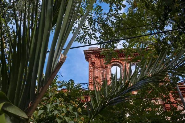 stock image Trocki House close-up located in Big Island known as Buyukada, historical mansion of Princes Islands, Trocki Evi in Turkish, Leon Trotsky lived here in exile: Buyukada, Istanbul, Turkey - 10.10.22