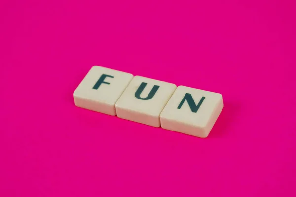 Ψυχαγωγική Δραστηριότητα Έννοια Οικογένεια Φίλους Διασκεδαστικό Κείμενο Λευκό Μπλοκ Ψυχαγωγία — Φωτογραφία Αρχείου