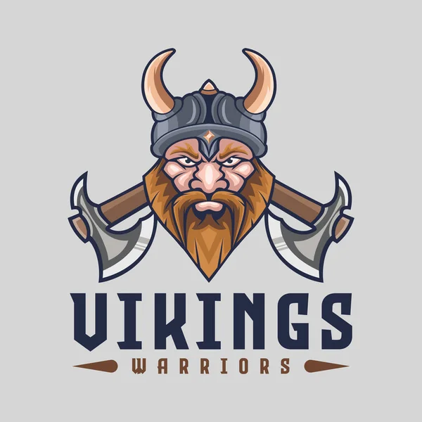 Vikinglerin baş maskotu logosu