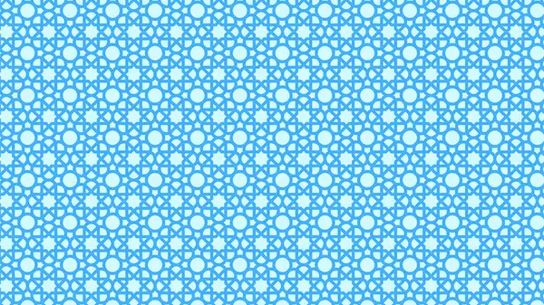 stock vector Abstract Islamic decoration pattern on light blue background