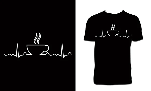 Kahve Kaligrafi T-Shirt Tasarımı