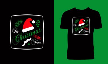 Christmas T Shirt, Bag, Cap And Mug Design clipart