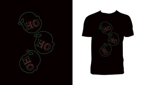 Yaratıcı Noel tişörtü tasarımı 