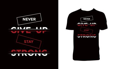 Asla tipografi grafik tişört tasarımını bırakma..