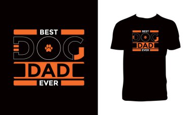 Şirin Köpek Tipografisi T-shirt Tasarımı 