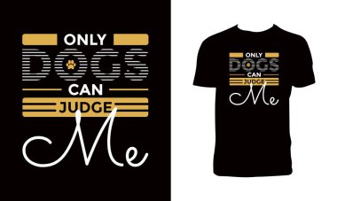 Köpek Kaligrafi T-Shirt Tasarımı 