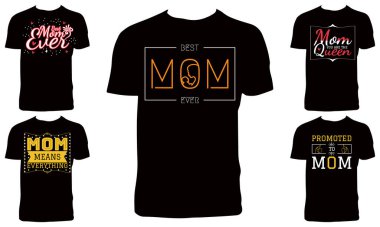 Anneler Günü Tişört Tasarımı Paketi 