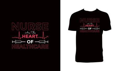 Creative Nurse T Shirt Design. 