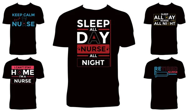 Creative Nurse Vector T Shirt Design Bundle 