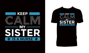 Nurse T Shirt And Apparel Design. 