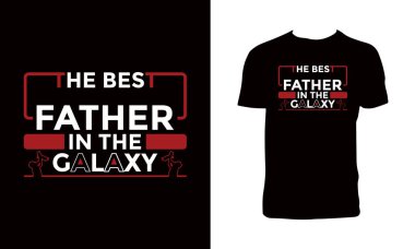 Babalar Günü Tişört Tasarımı. 