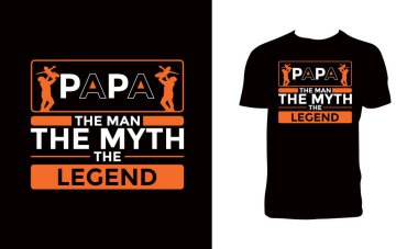 Babalar Günü Tişört Tasarımı. 